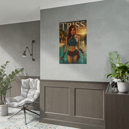 Triss Merigold The Witcher Wall Art Poster Fantasy Bedroom Decor Character Print
