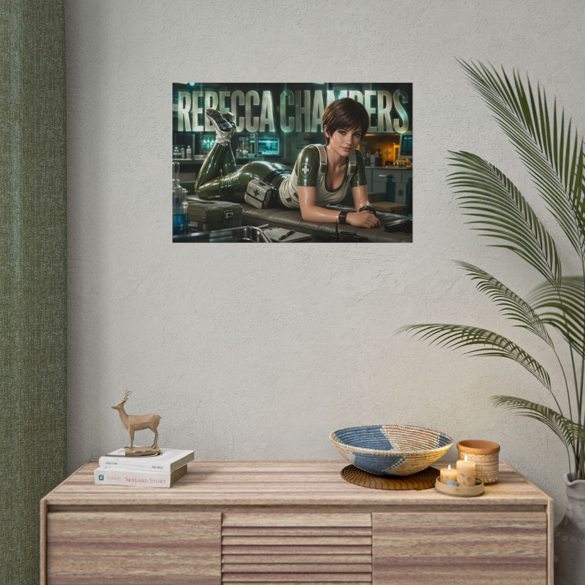 Rebecca Chambers Resident Evil Poster Gaming Wall Art Gamer Room Decor Art Print