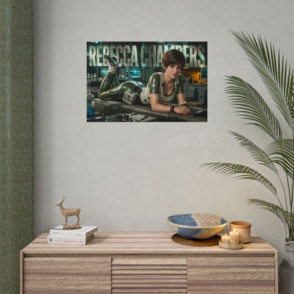 Rebecca Chambers Resident Evil Poster Gaming Wall Art Gamer Room Decor Art Print