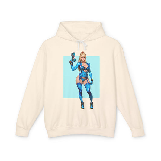 Samus Aran Hoodie | Cosmic Hunter Hoodie | Anime Space Warrior Pullover