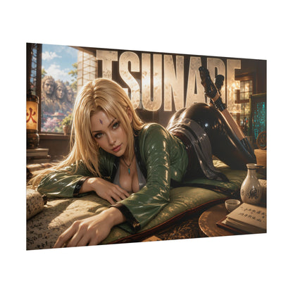 Tsunade Character Poster Naruto Anime Wall Decor Collectible Art Print
