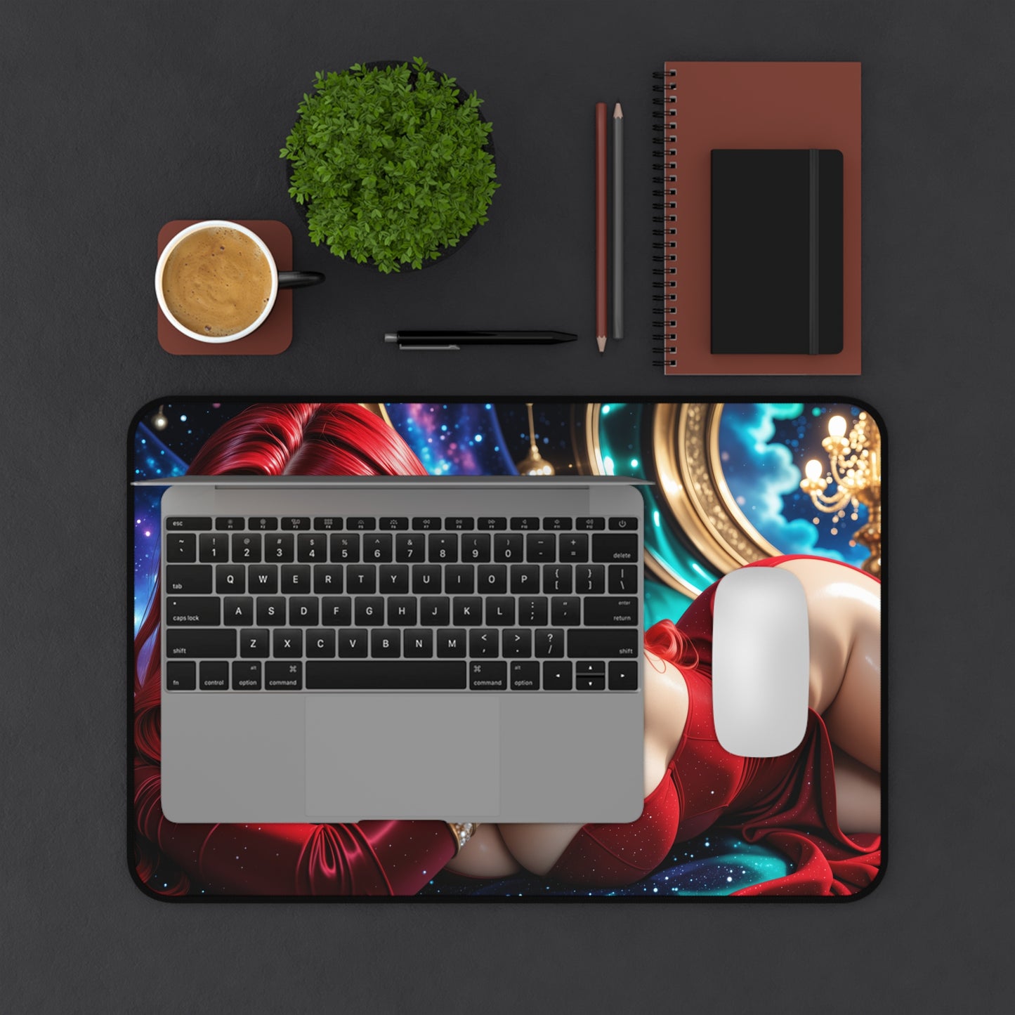 Jessica Rabbit Schreibtischunterlage, Mauspad mit Cartoon-Motiv, Schreibtischdeko im Anime-Stil