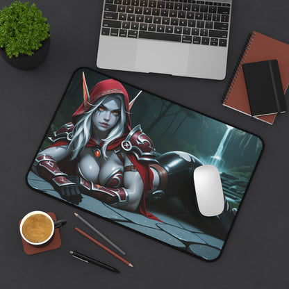 Килимок для столу Sylvanas, килимок для миші Fantasy Archer Heroine, налаштування готичного ігрового столу