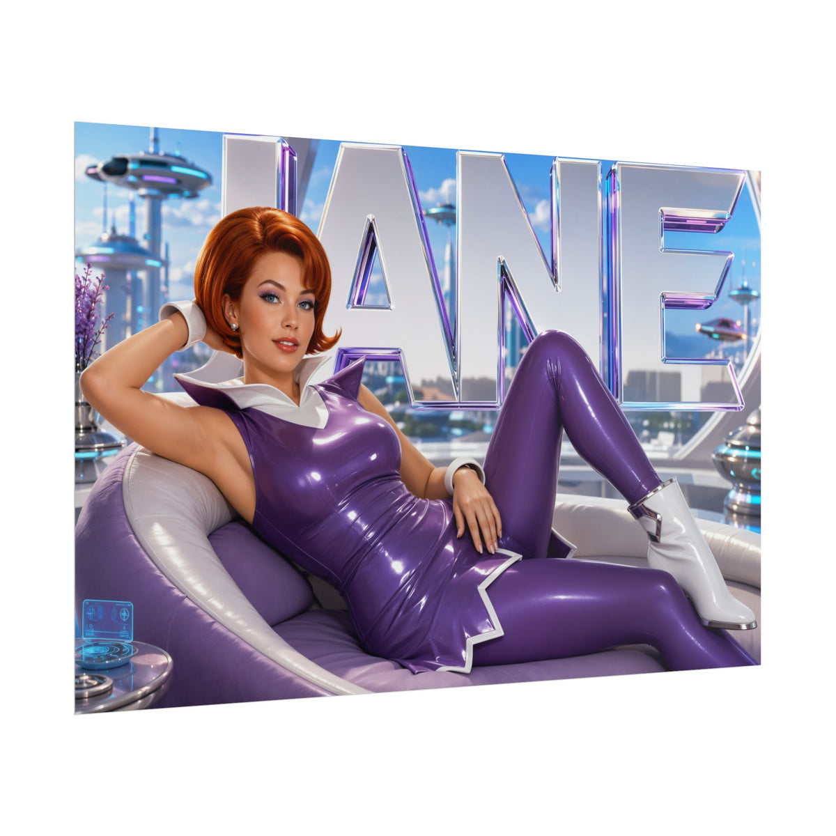 Retro Room Decor Jane Jetson The Jetsons Poster Cartoon Wall Art Character Print