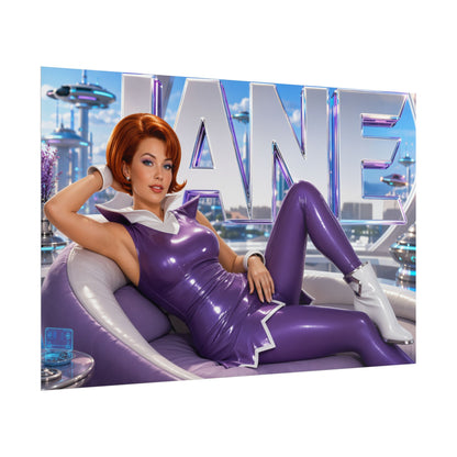 Retro Room Decor Jane Jetson The Jetsons Poster Cartoon Wall Art Character Print