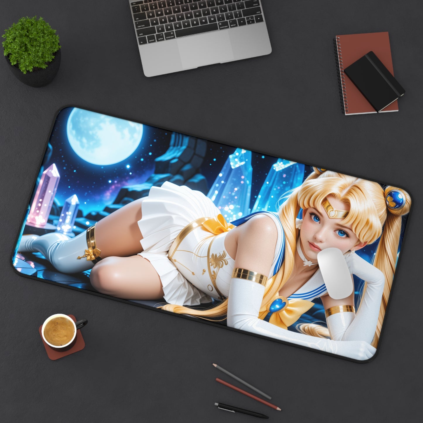 Килимок для столу Sailor Moon, килимок для миші з аніме, декор для столу з магічними героїнями