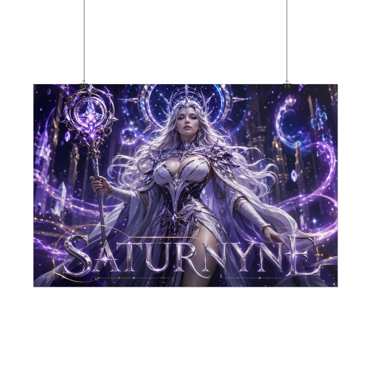 Saturnyne Comic Poster Character Wall Art Collector Room Decor Art Print
