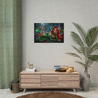 Poison Ivy Poster, Superhero Wall Art, Fantasy Print, Room Decor