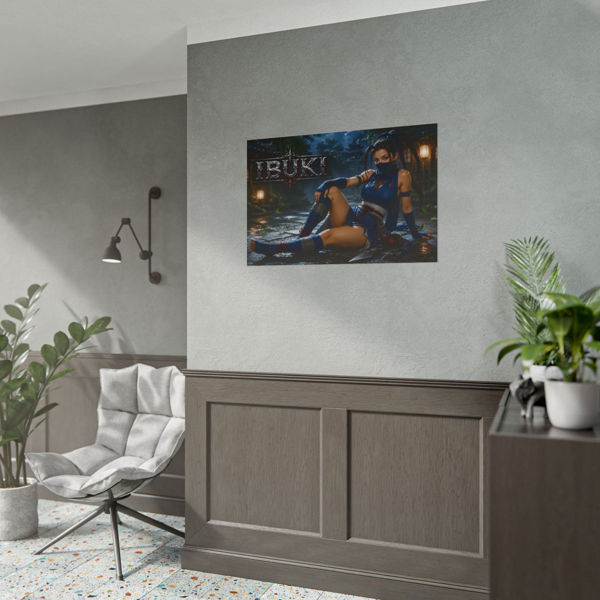 Gaming Wall Art Ibuki Poster Game Room Decor Gamer Gift Art Print