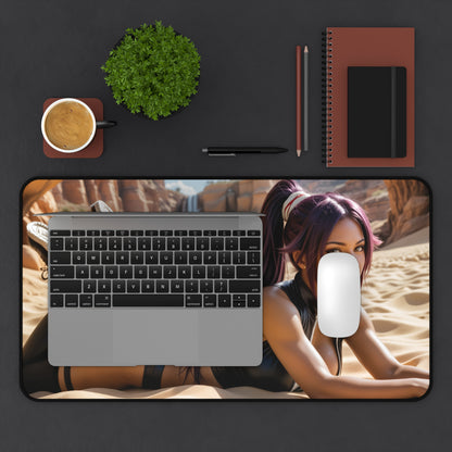 Килимок для миші Yoruichi Shihouin для ігор, килимок для столу Bleach, комплект аніме-дівчини-воїна