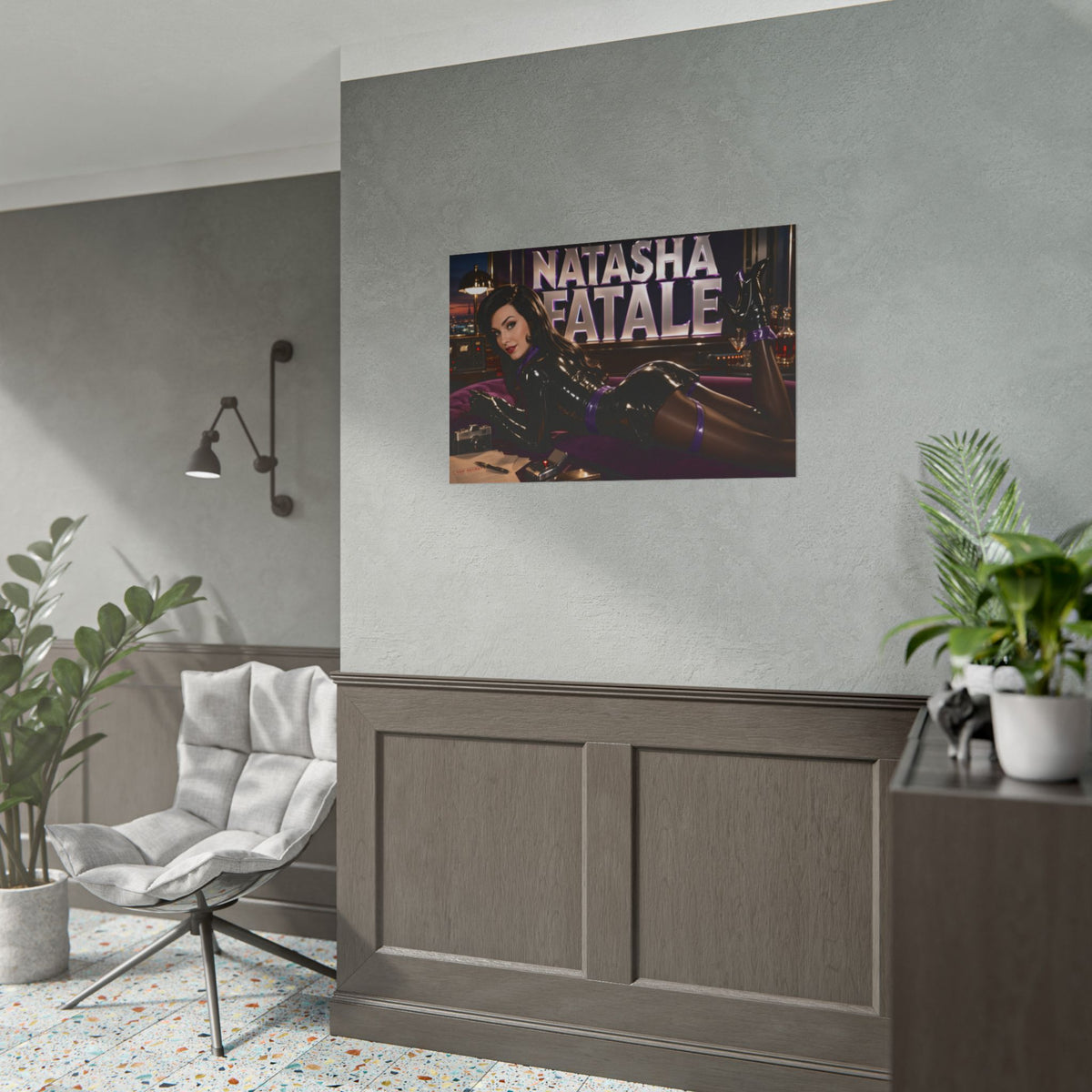 Natasha Fatale The Rocky and Bullwinkle Show Poster Wall Art Character Room Deco