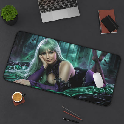 Darkstalkers Mouse Pad, Morrigan Desk Mat, Anime Decor XXL