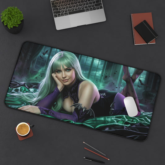 Darkstalkers Mouse Pad, Morrigan Desk Mat, Anime Decor XXL