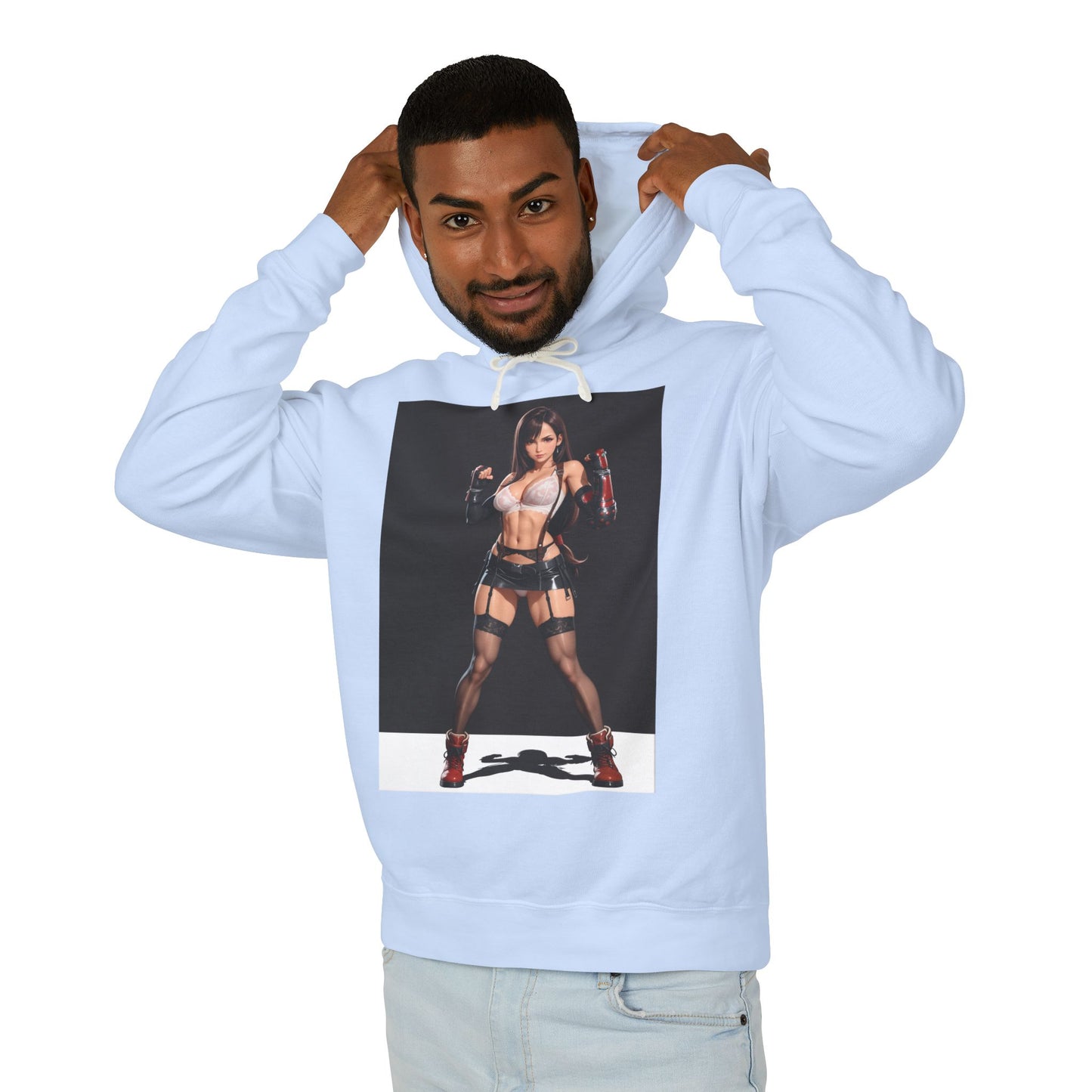 Tifa Lockhart Hoodie | Kampfsportheldin Hoodie | Anime-Kämpferin Pullover