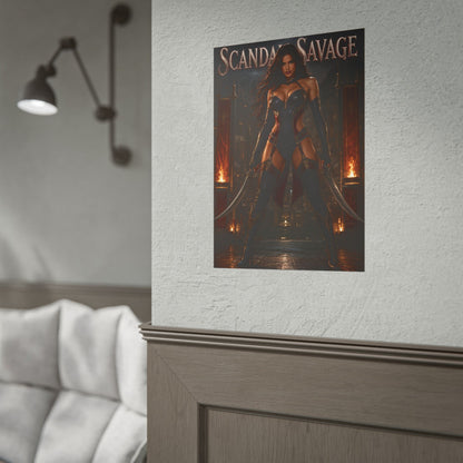 Scandal Savage Character Poster Comic Style Wall Decor Bedroom Collector Gift