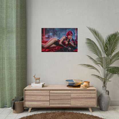 Vi Arcane Poster, Gaming Wall Art, Anime Print, Room Decor