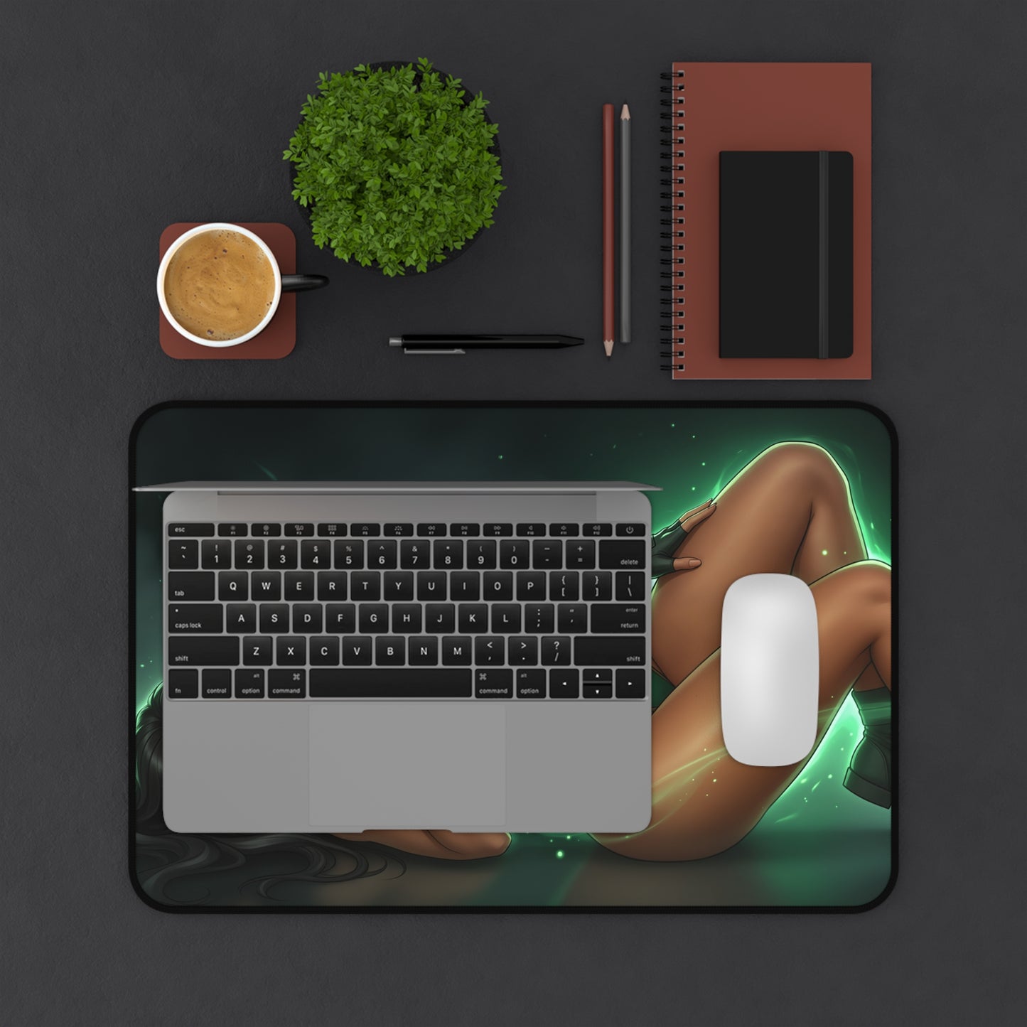 Mortal Kombat Mouse Pad, Jade Desk Mat, Gamer Gift XXL