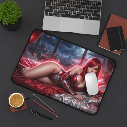Fairy Tail Mouse Pad, Erza Scarlet Desk Mat, Gamer Gift