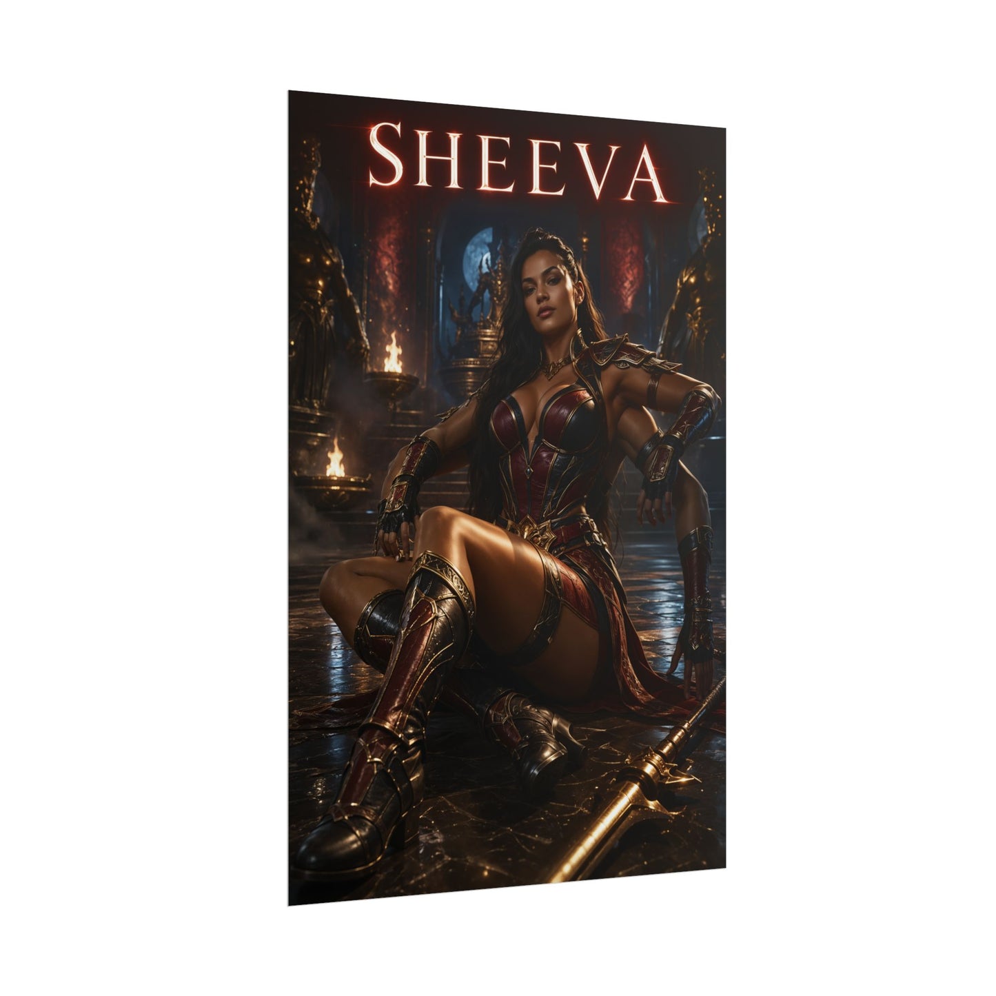 Sheeva Mortal Kombat Poster Shokan MK Wall Art Print Decor