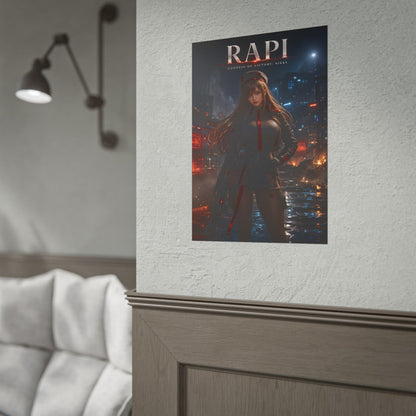 Rapi NIKKE Poster, NIKKE Wall Art, Sci Fi Gaming Print, Gamer Decor