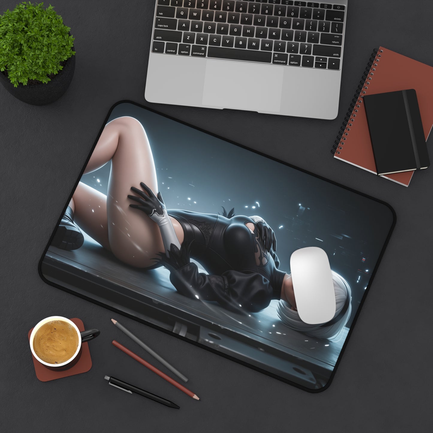 Nier Mouse Pad, 2B Desk Mat, Anime Mouse Pad, Gamer Gift