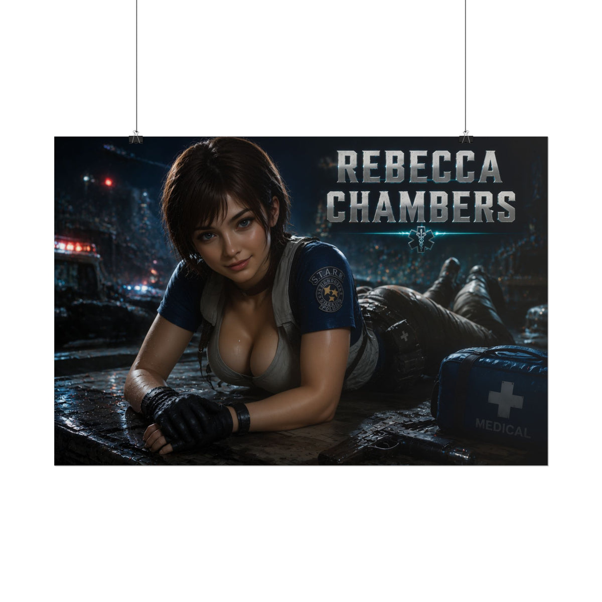 Rebecca Chambers Character Poster Gaming Setup Wall Decor Collector Print