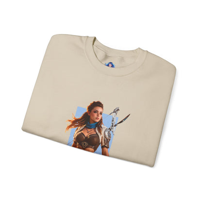 Aloy Sweatshirt, Horizon Rundhalsausschnitt, Gemütliche Gaming-Streetwear für Fans und Sammler