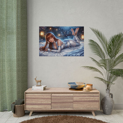 Kasumi Poster, Gaming Wall Art, Ninja Anime Print, Room Decor