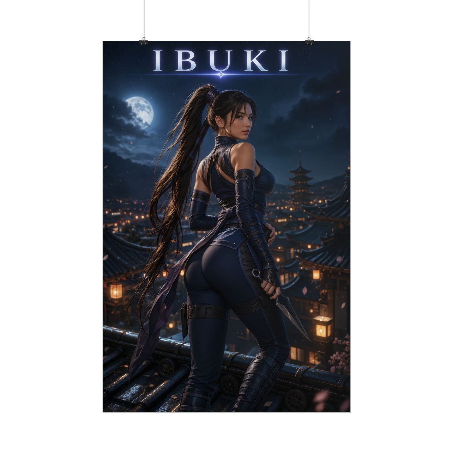 Ibuki Street Fighter Poster Capcom Ninja Wall Art Print Decor