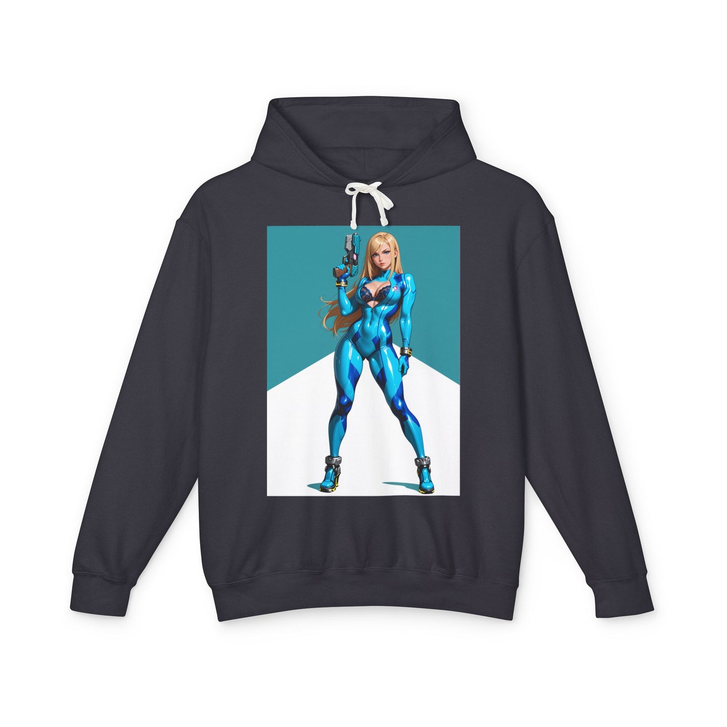 Худі Самус Аран | Худі з науково-фантастичною мисливицею | Пуловер з аніме-бронею