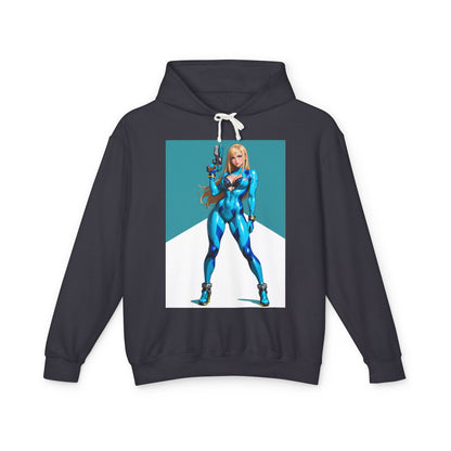 Худі Самус Аран | Худі з науково-фантастичною мисливицею | Пуловер з аніме-бронею