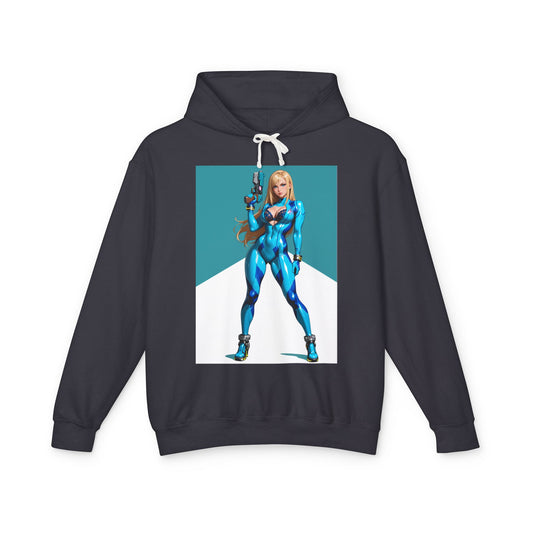 Худі Самус Аран | Худі з науково-фантастичною мисливицею | Пуловер з аніме-бронею