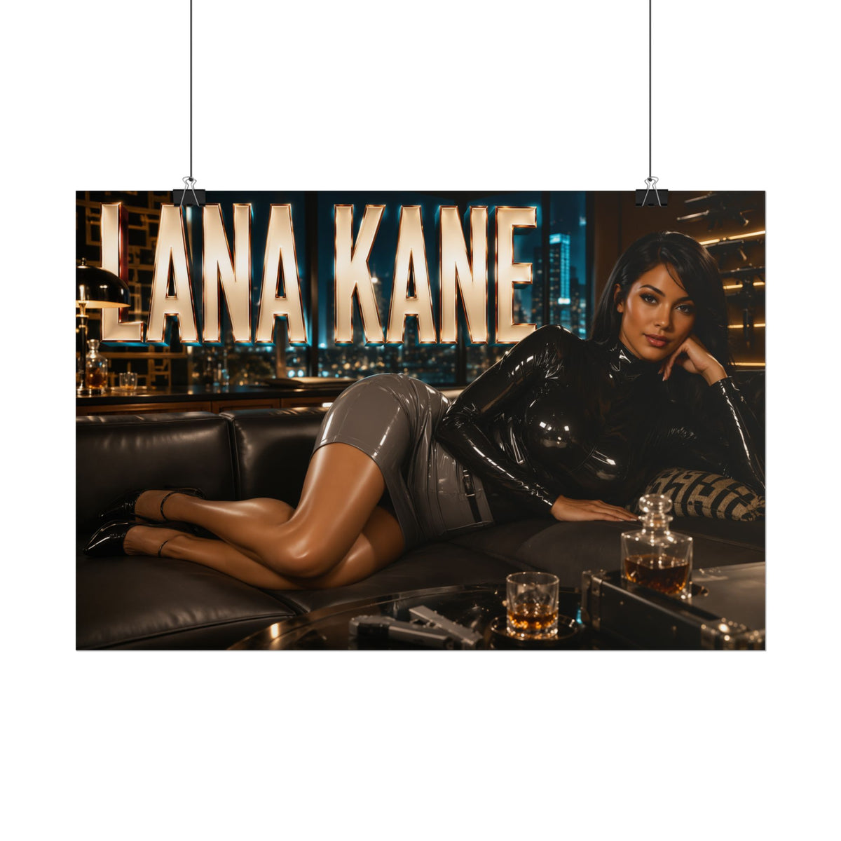 Lana Kane Character Poster Archer Wall Decor Collectible Art Print
