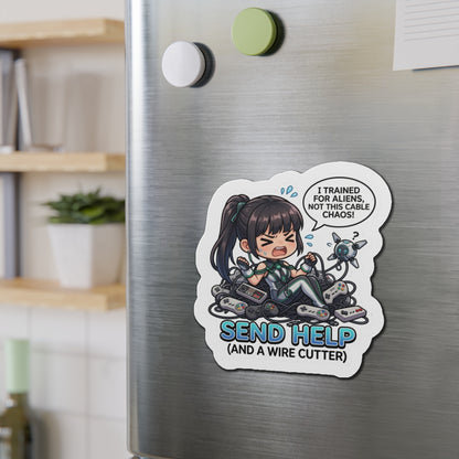 Eve Stellar Blade Magnet – Anime-Sci-Fi-Mädchen-Kühlschrankmagnet, futuristische Dekoration