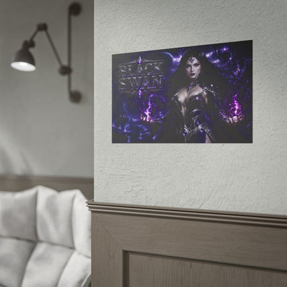 Manga Style Wall Art Black Swan Honkai Star Rail Anime Poster Bedroom Room Decor