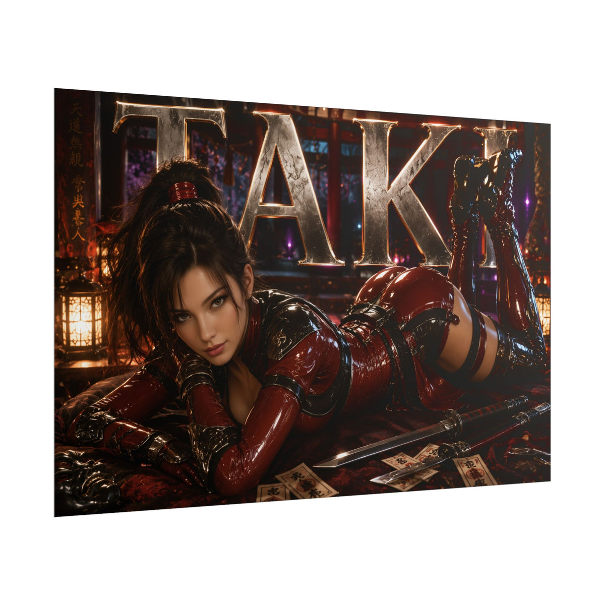 Taki Soulcalibur Poster Gaming Wall Art Gamer Room Decor Collectible Print