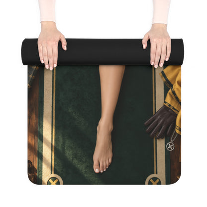 Rogue Yoga Workout Mat 24x72 Soft Suede Non Slip Exercise