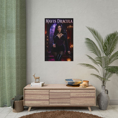 Mavis Dracula Poster, Hotel Transylvania Wall Art, Gothic Print Decor