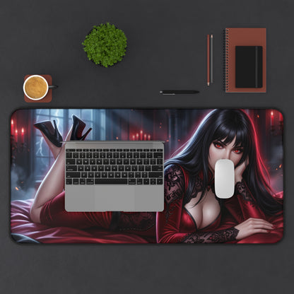 Vampirella Mouse Pad, Horror Desk Mat, Gamer Gift XXL