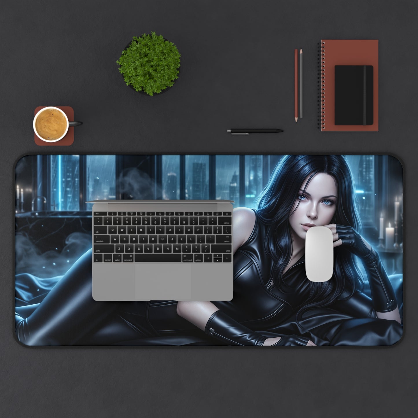 Underworld Mouse Pad, Selene Desk Mat, Large Desk Pad