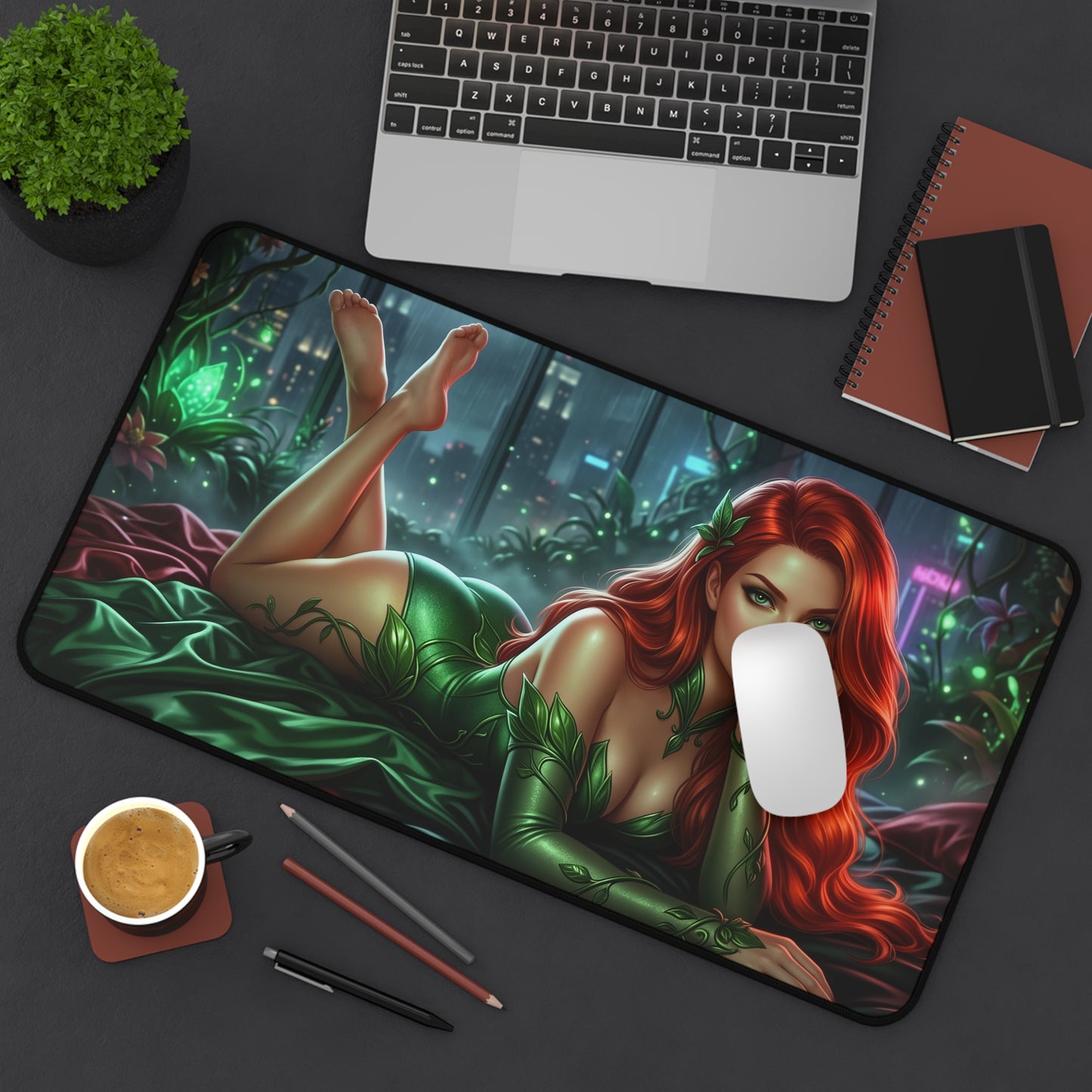 DC Comics Mouse Pad, Poison Ivy Desk Mat, Anime Decor