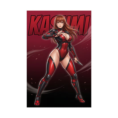 Kasumi Dead or Alive Poster, Dead or Alive Wall Art Print, Ninja Girl Decor, Fighting Game Wall Art, Gamer Gift