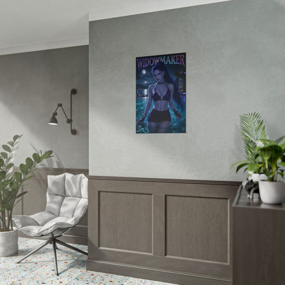 Gaming Wall Art Widowmaker Overwatch Poster Bedroom Game Room Decor Art Print