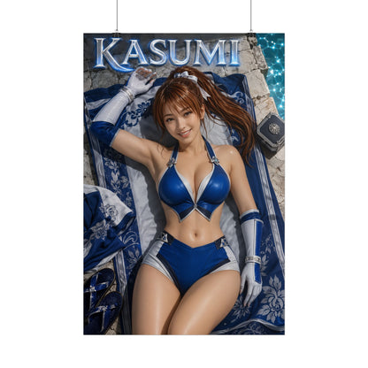 Kasumi Dead or Alive Gaming Poster Wall Art Gamer Room Decor Collectible Print