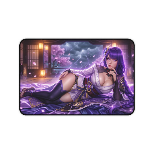 Genshin Impact Mouse Pad, Raiden Shogun Desk Mat, XXL