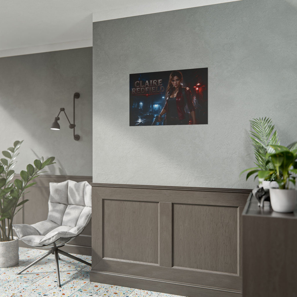 Claire Redfield Wall Art Poster PC Gaming Decor Bedroom Collector Print