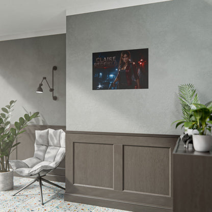Claire Redfield Wall Art Poster PC Gaming Decor Bedroom Collector Print