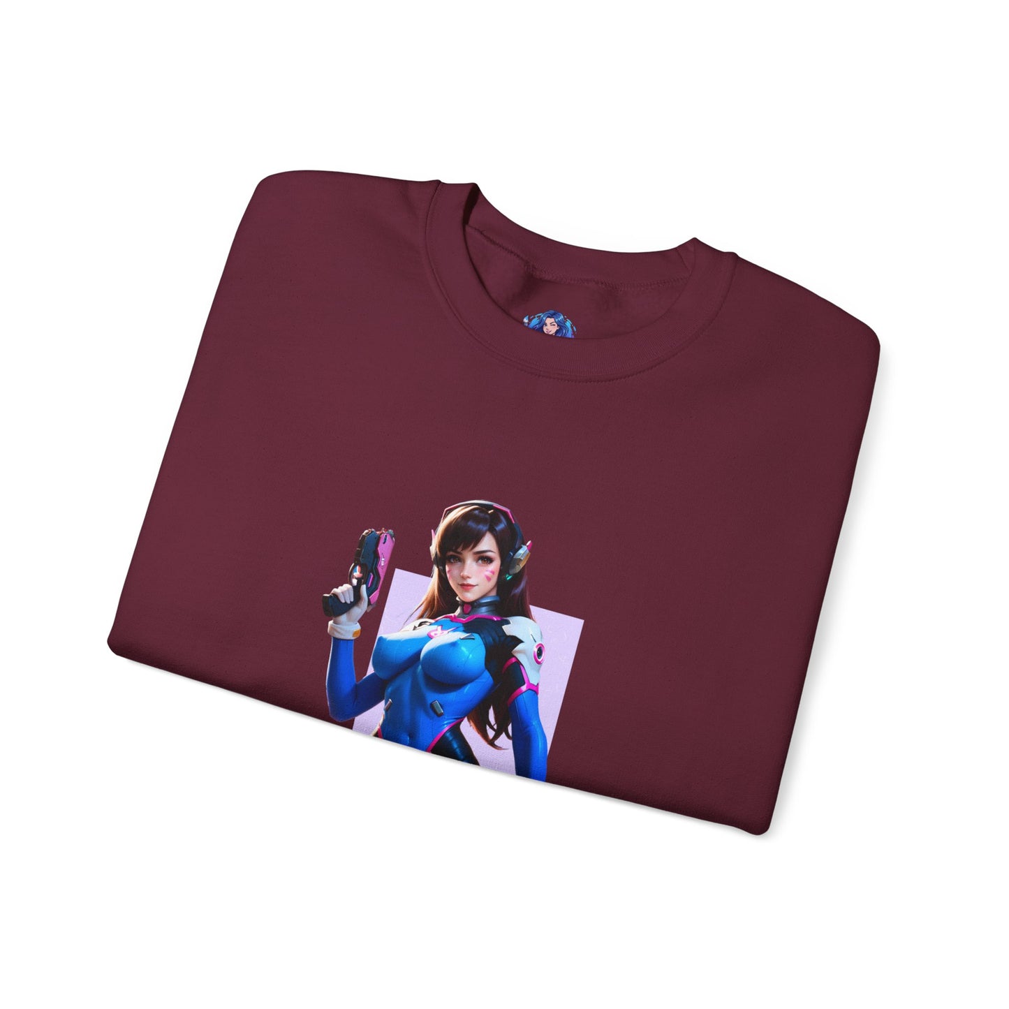 D.Va Sweatshirt, Overwatch Rundhalsausschnitt, Gemütliche Gamer-Streetwear für Fans und Sammler