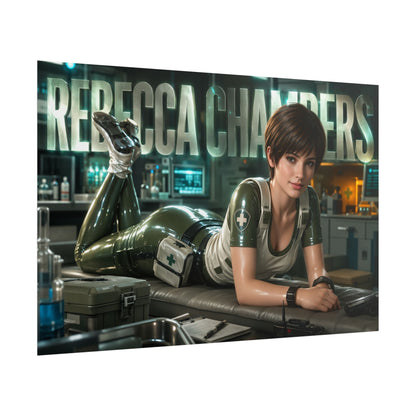 Rebecca Chambers Resident Evil Poster Gaming Wall Art Gamer Room Decor Art Print