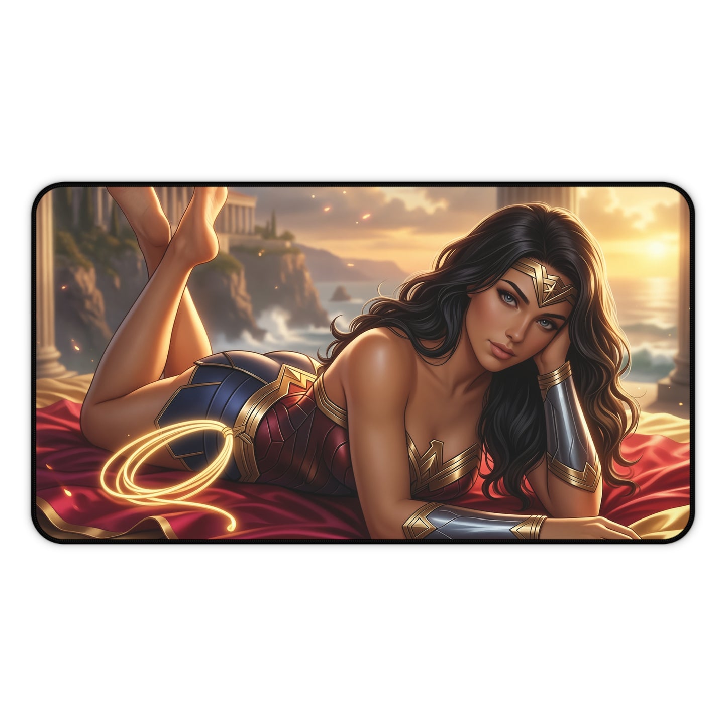 DC Comics Mouse Pad, Wonder Woman Desk Mat, Gamer Gift